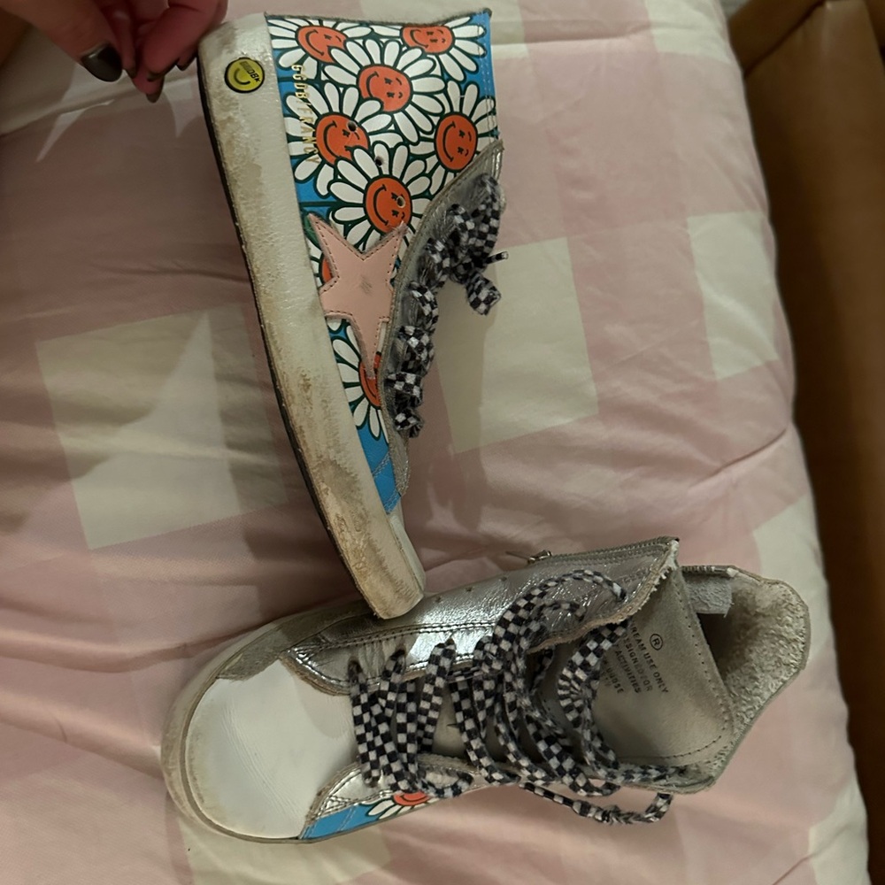 girls golden goose, high tops